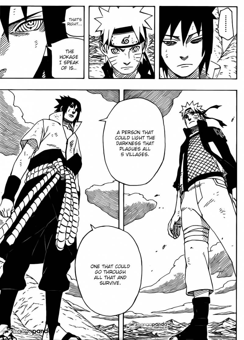 Naruto Chapter 694: Naruto and Sasuke